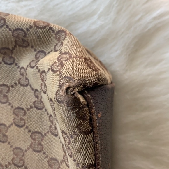 Vintage Gucci | brown monogram open top tote bag - Picture 4 of 16